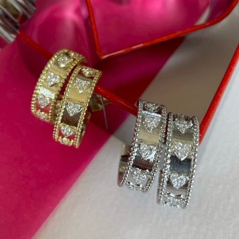 スイートハートフープ( ピアス / イヤリング)