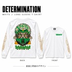 達磨シリーズ /風神・雷神  ロングTシャツ 白　袖プリント有　L～2XLサイズ 【TIKTOK】