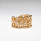 ダイヤモンド デザインリング K18 / 0.250ct