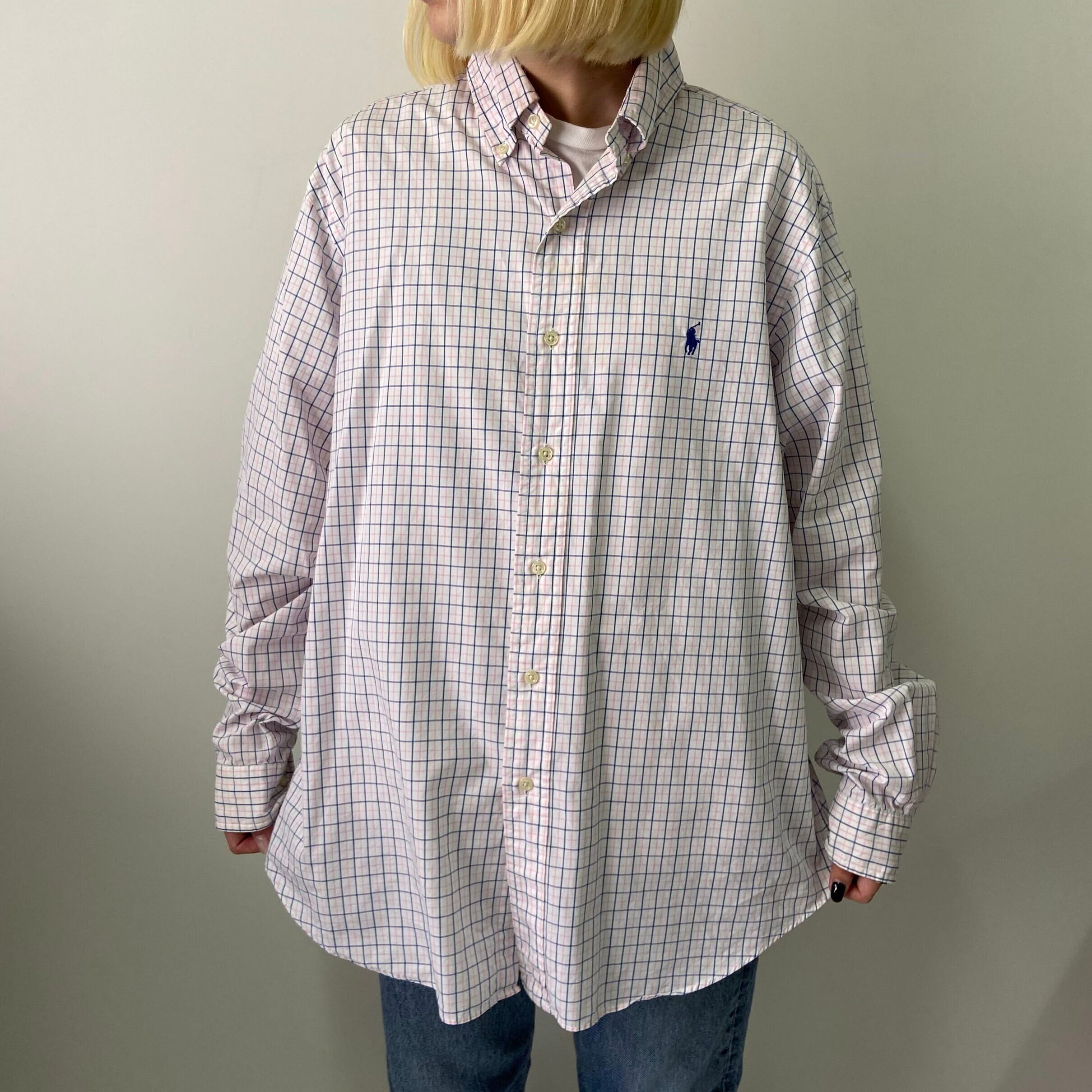 Ralph Lauren ラルフローレン 長袖 CLASSIC FIT チェックシャツ メンズ