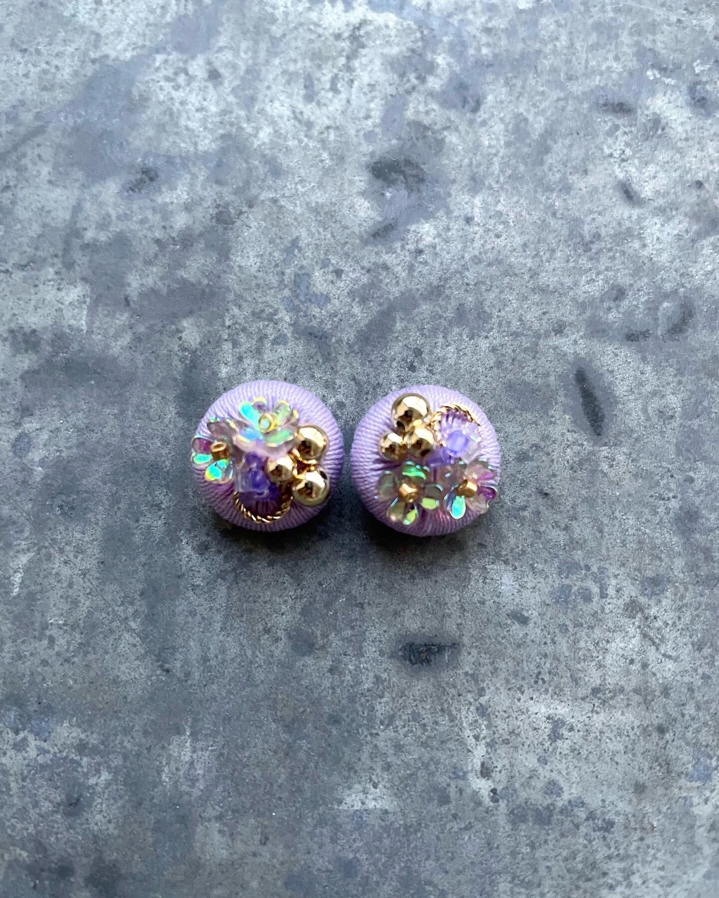 pierce/earring itomaki micro Pastel purple trifle
