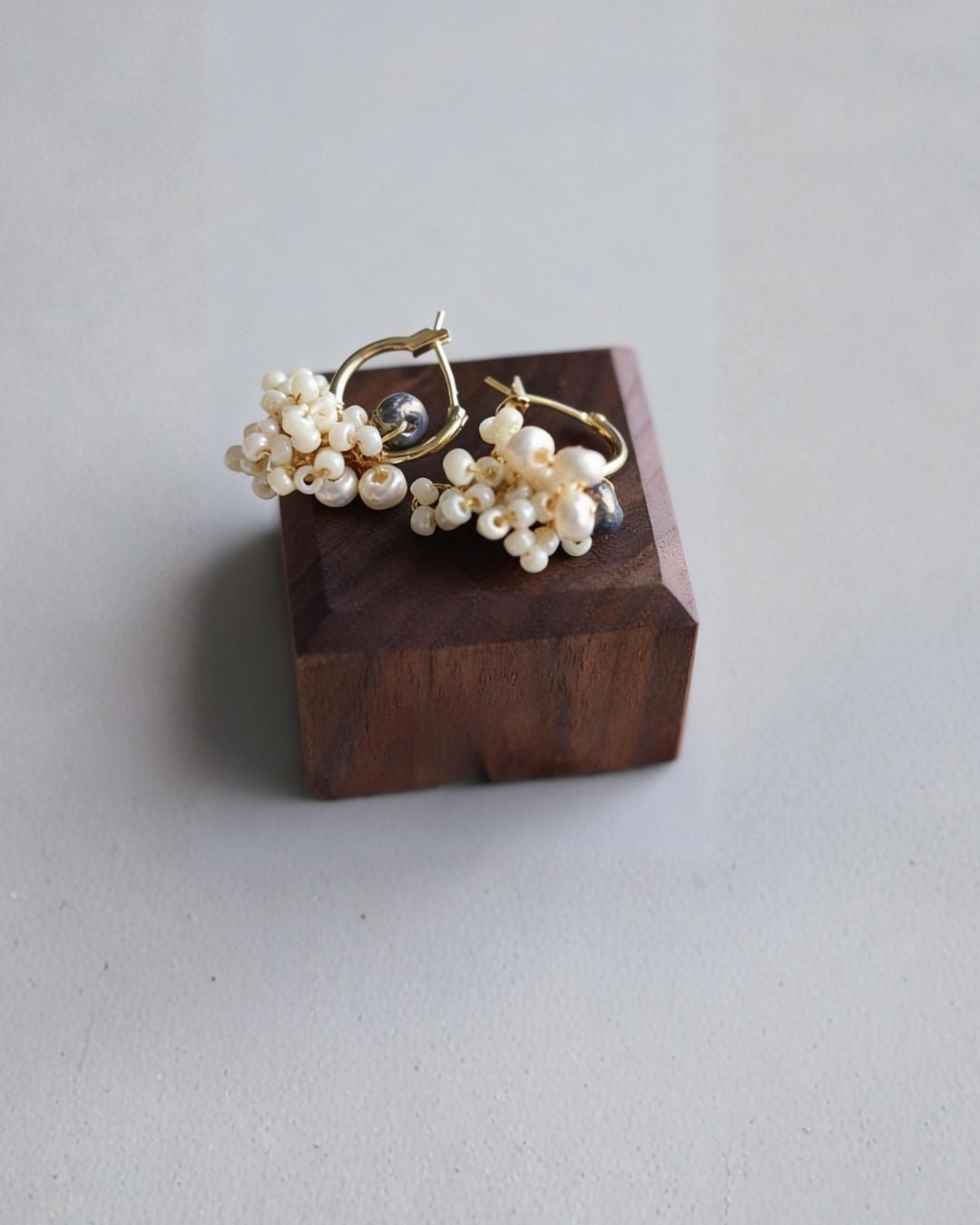 Foam Beads Hoop Pierce