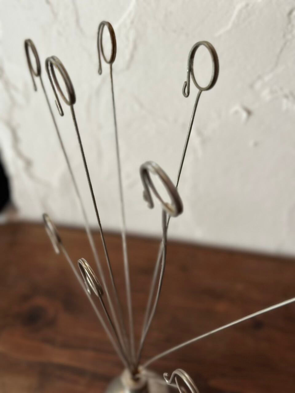 ワイヤーカードスタンド シルバーカラー | Brocante de La Cocotte