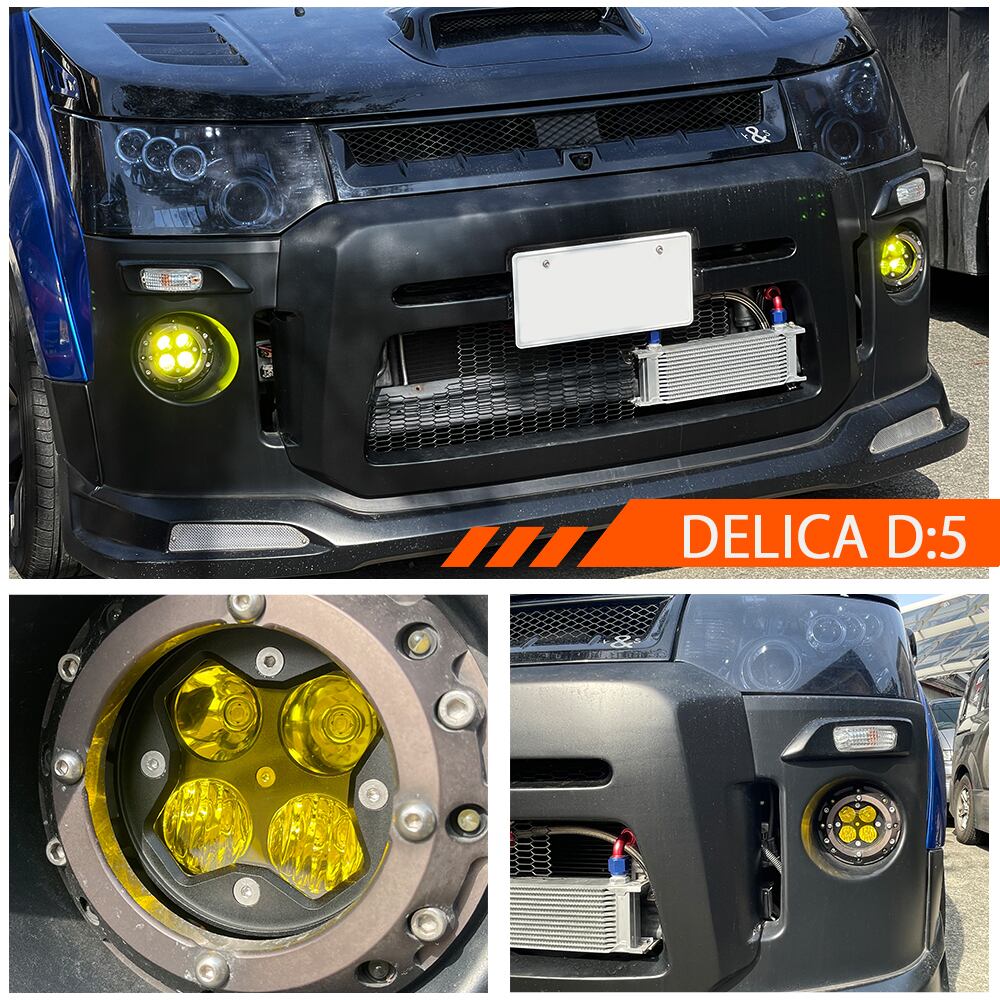 三菱 専用 LEDフォグランプ イエロー デリカ等 | ジョリーロジャーズ