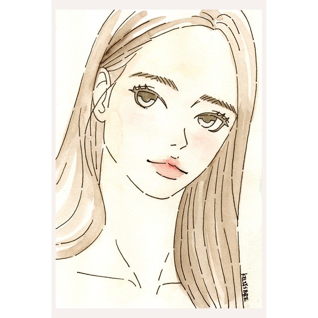 ポストカード 80年代風イラスト水彩画 Girl032 ポップでカワイイ シンプルに Kellystore ポストカード 80年代風イラスト水彩画 Girl032 ポップでカワイイ シンプルに Kellystore