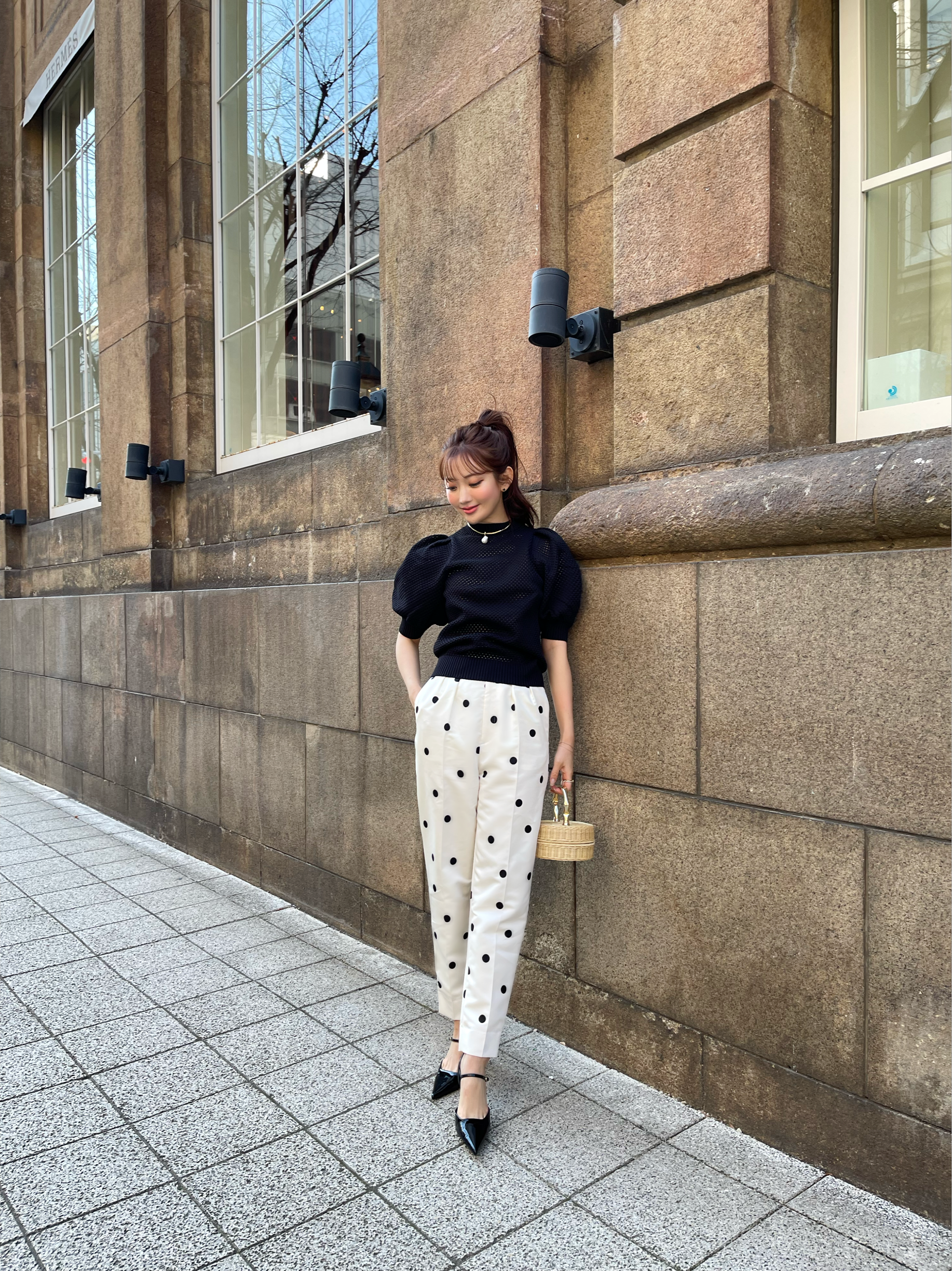 HYEON baby blouse carrot pants セット