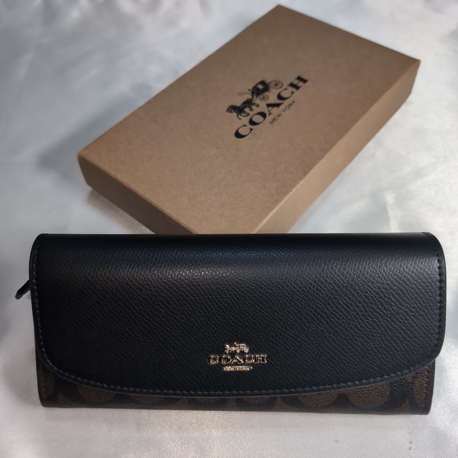 COACHコーチ シグネチャー スリム エンベロープ ウォレット長財布