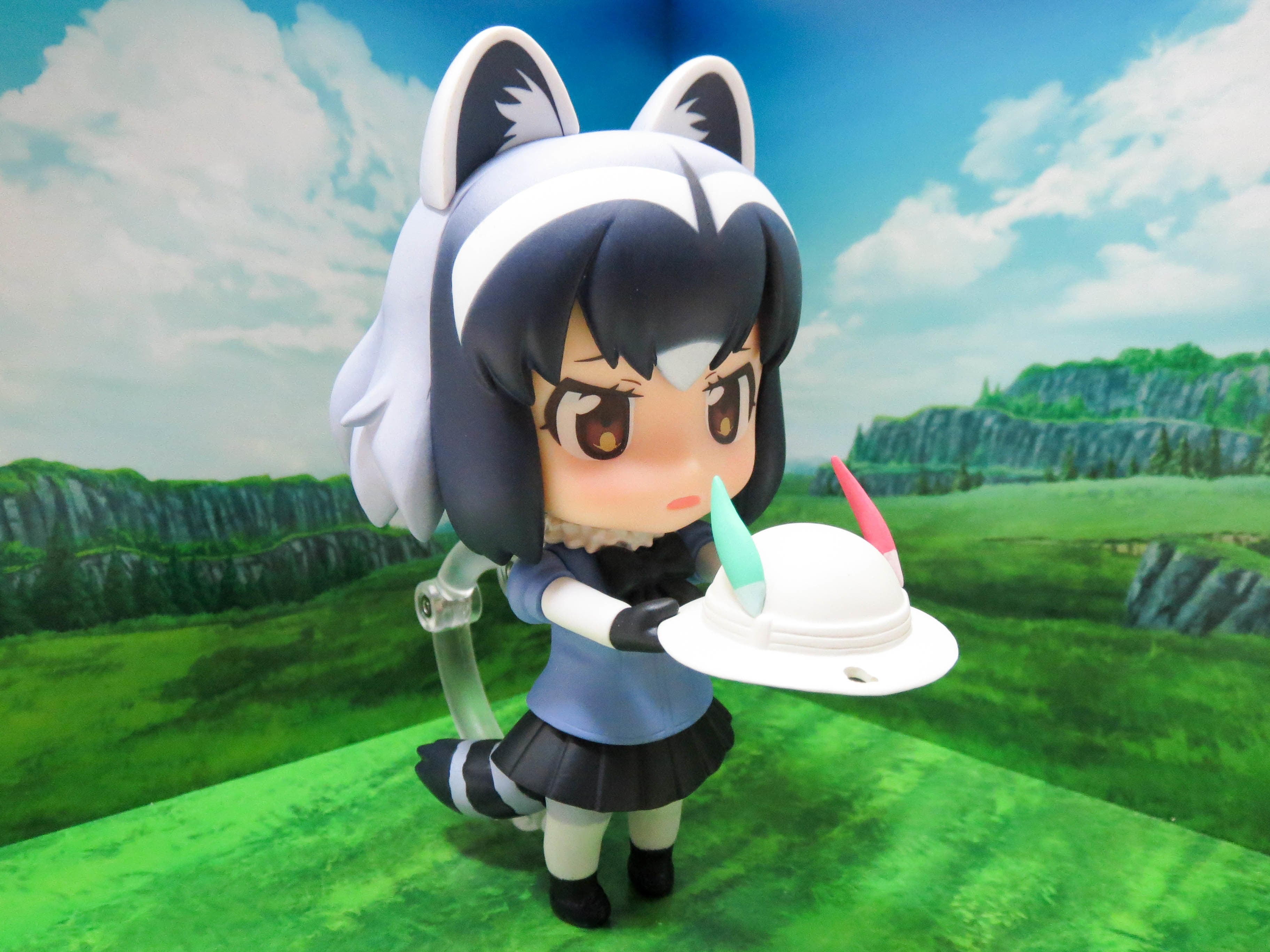 再入荷【911】 アライグマ 髪パーツ ケモ耳ショート ねんどろいど