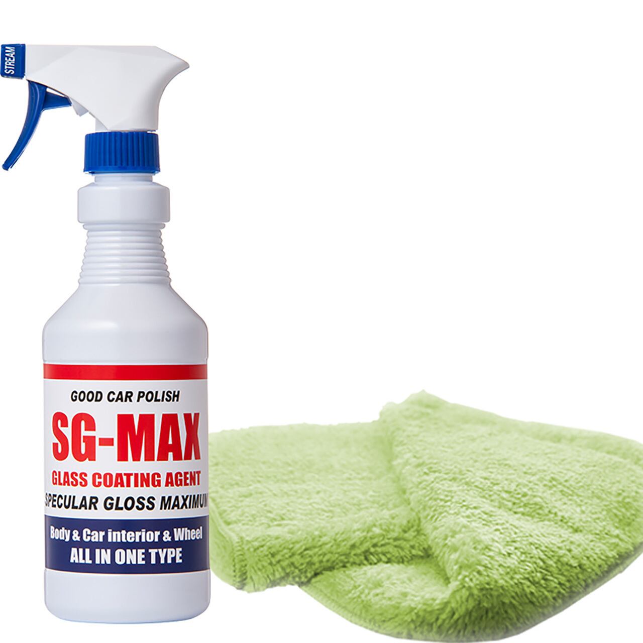 SG-MAX 400ml 専用クロス1枚セット ガラスコーティング剤 車 撥水