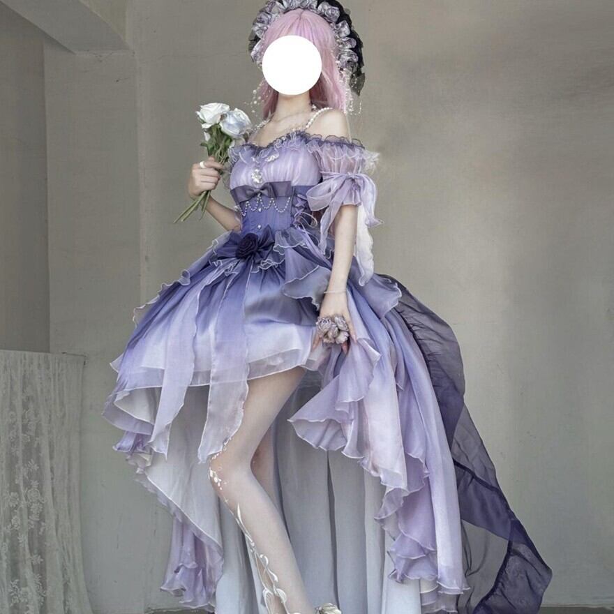 ロリータファッション 姫ロリオフショルドレス | ロリィタデビューを