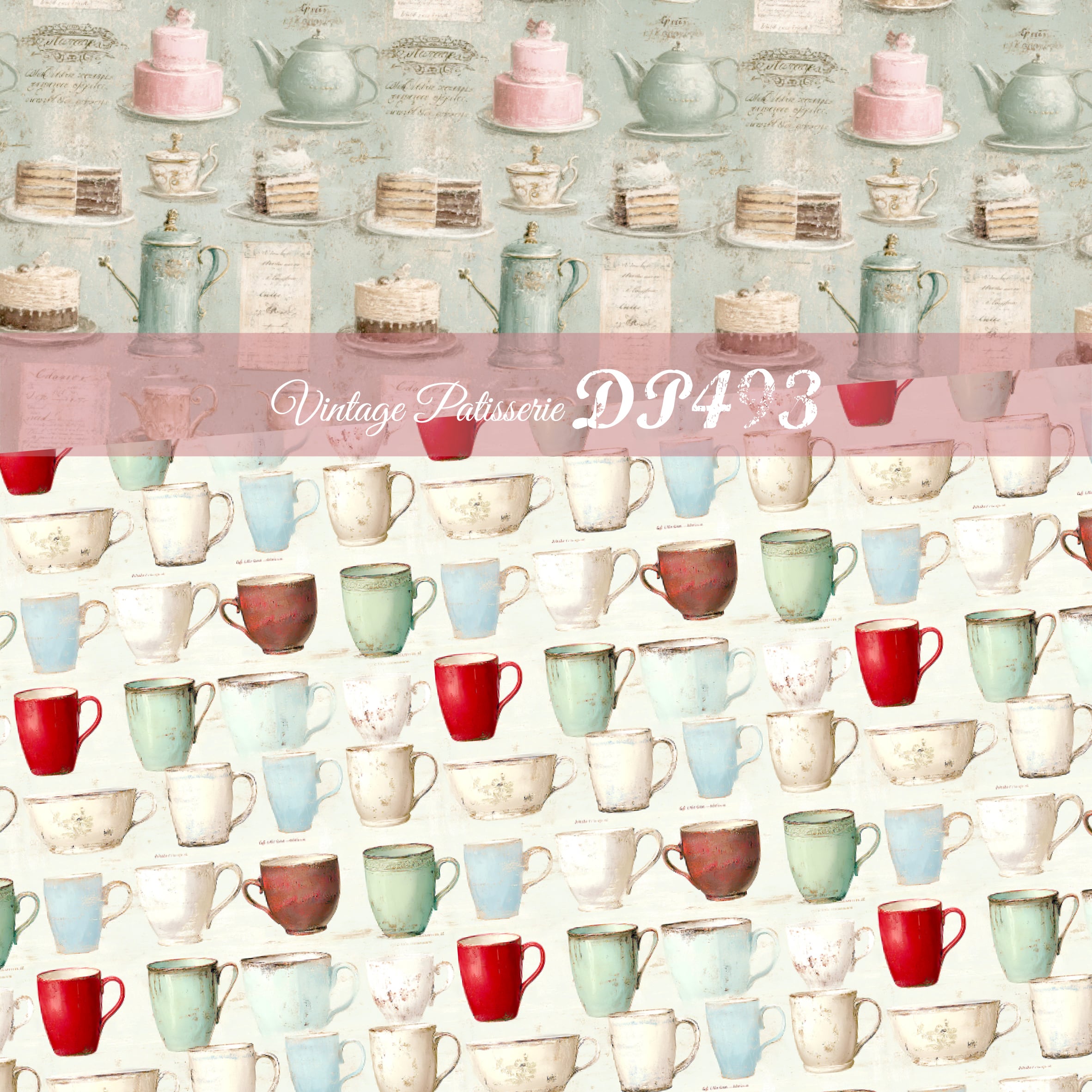 コラージュ素材 TeaTime 紙モノ おすそ分け/CP11 | indigo & olive☆