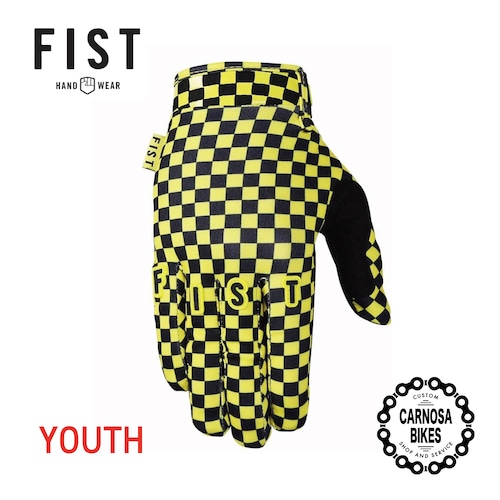 【FIST Handwear】YELLA CHECK GLOVE [イェラチェック グローブ] YOUTH キッズ用