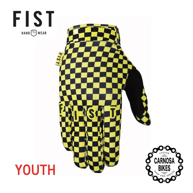 【FIST Handwear】YELLA CHECK GLOVE [イェラチェック グローブ] YOUTH キッズ用