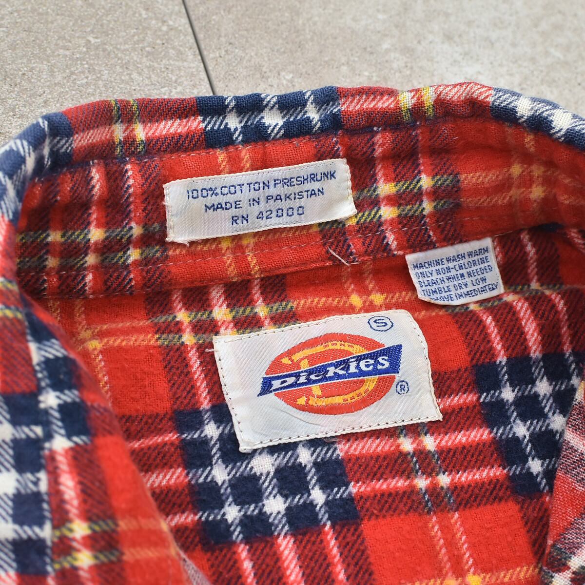 80s Dickies ディッキーズ　シャツ　ビンテージ　レア