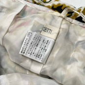 LANCETTI ランチェッティ 総柄 タック フレア スカート サイズ 40 /レディース/日本製