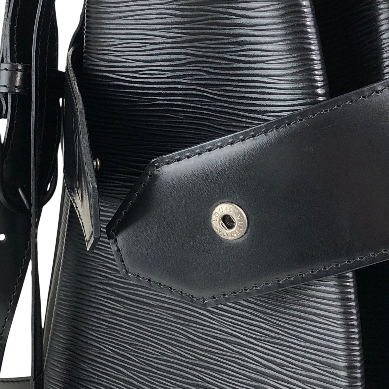 LOUIS VUITTON ルイヴィトン サックデポール LV ブラック 中古・古着通販】LOUIS VUITTON (ルイ ヴィトン) サックデポールPM