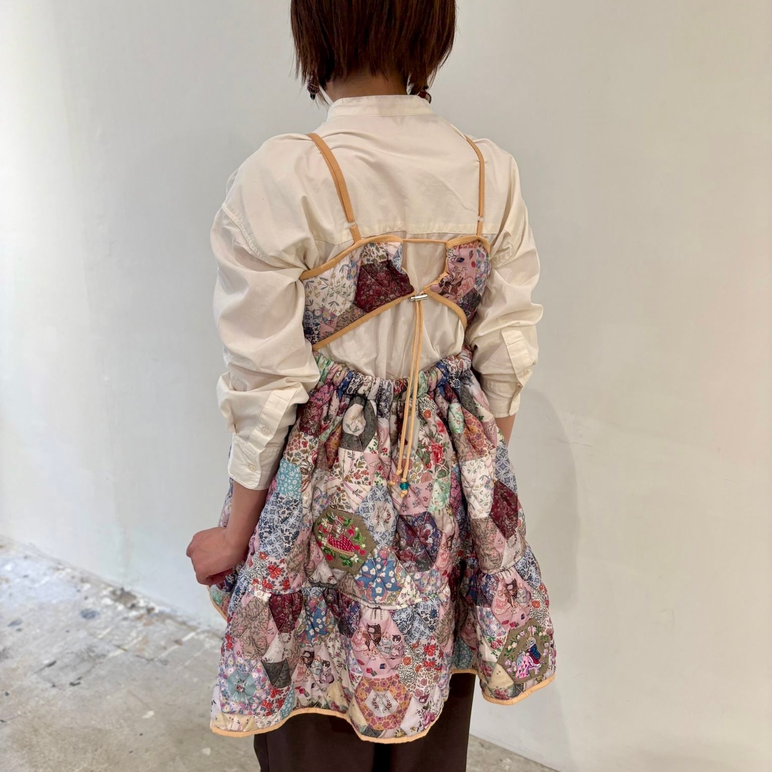 パッチワークプリントワンピース | tamaobazaaar