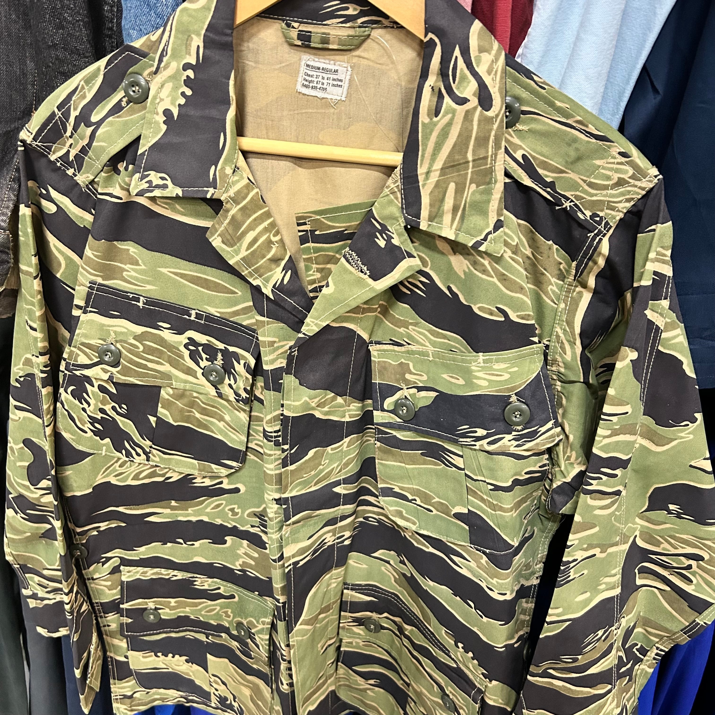 新品】復刻 アメリカ軍 タイガーカモ ジャングルファティーグ