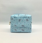 ポケットティッシュケース付き　スクエアポーチ　イルカ｜とりさん工房ーかわいいハンドメイドポーチ