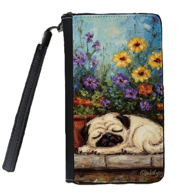 wallet -Artistic Pug-　　w66