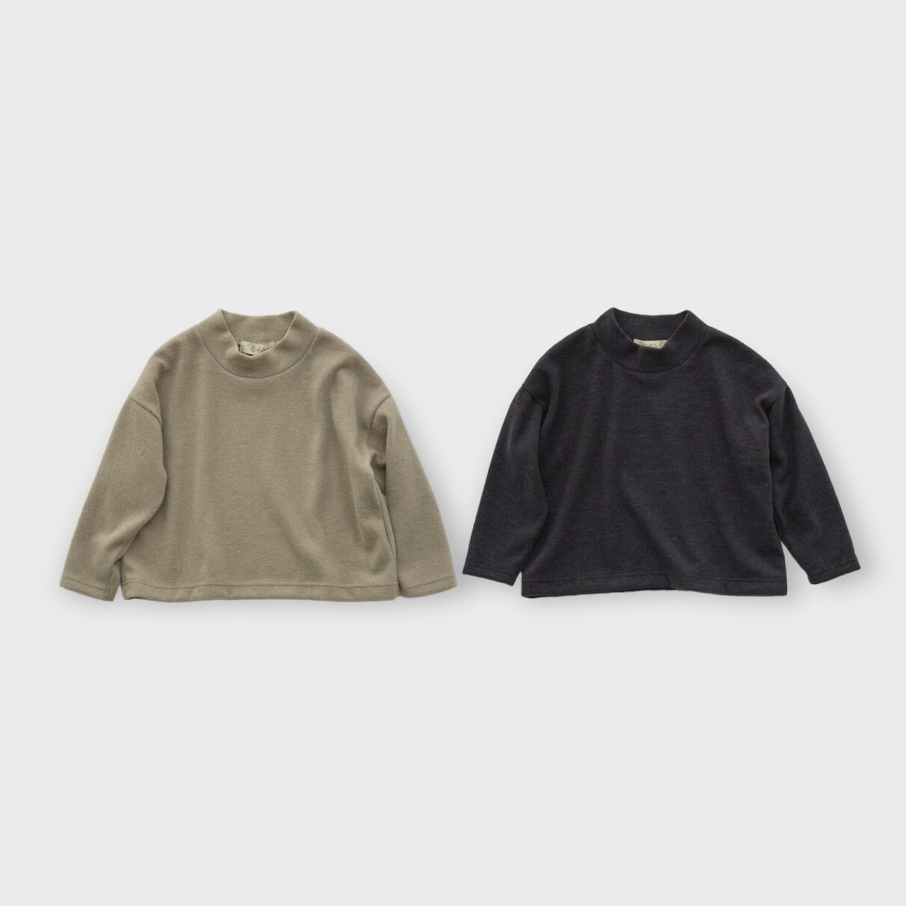 〈 eLfin Folk 24AW 〉 Fluffy Mock neck Pullover / elf-242J61 / トップス / 80?120cm