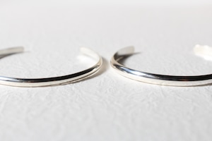 "receiving mode" simple bangle【silver】S