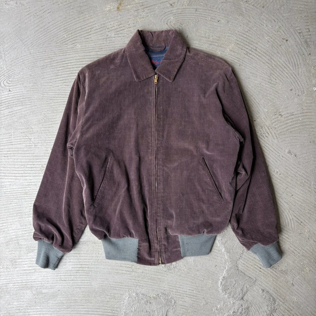 Corduroy zip-up jacket