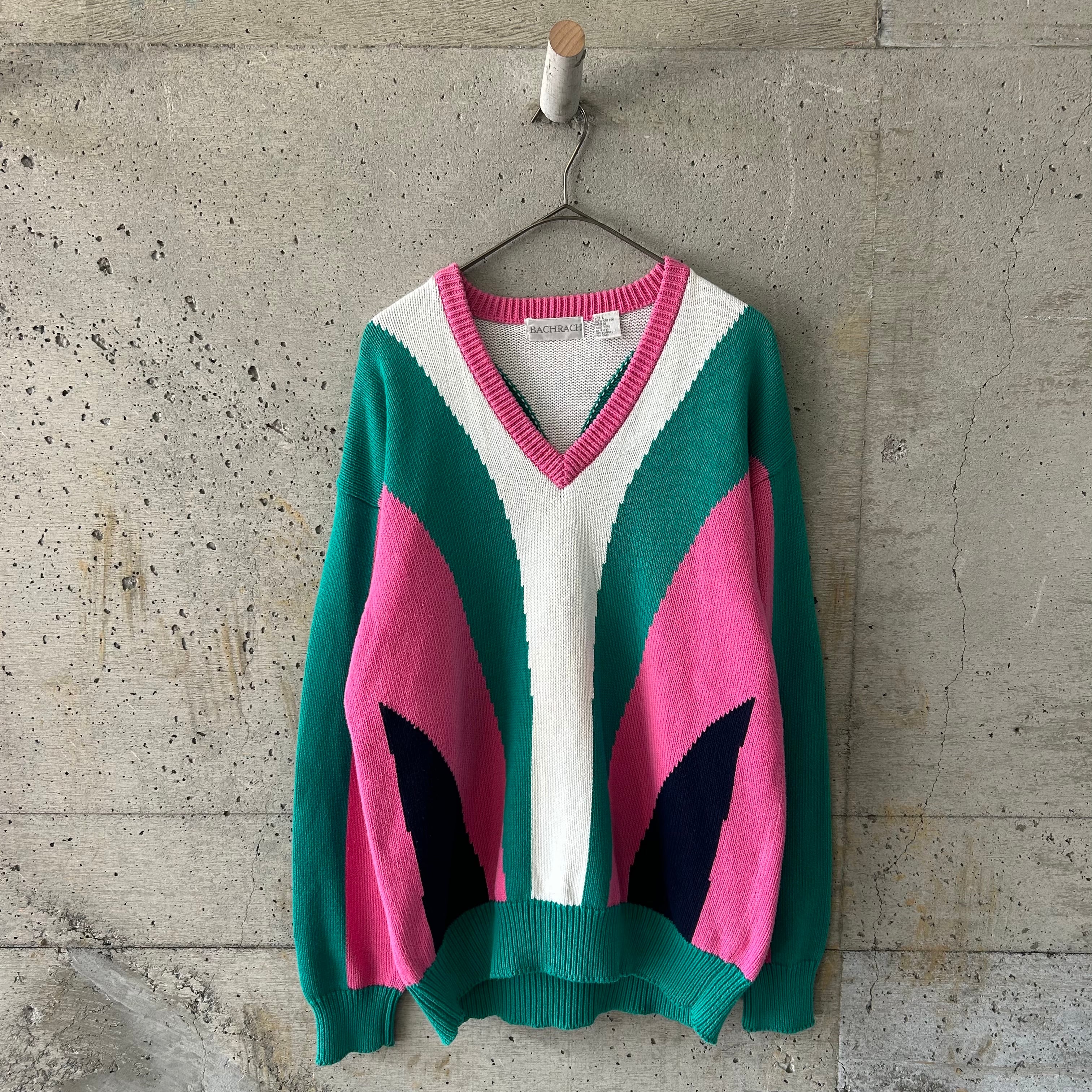 Patterned cotton knit