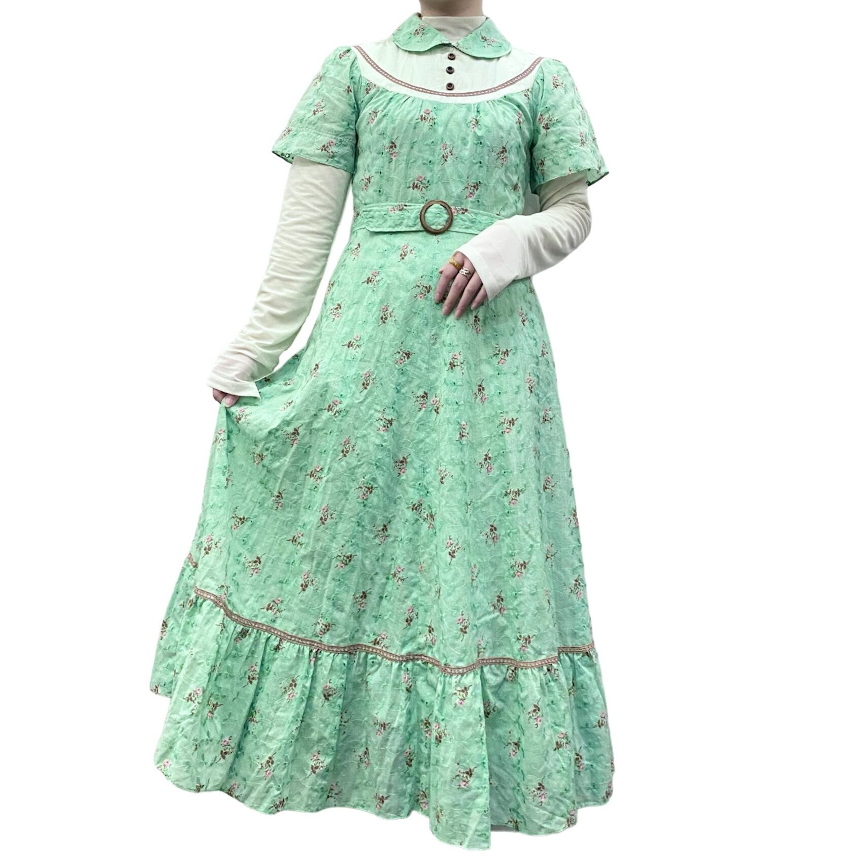 ミントグリーンワンピース1720