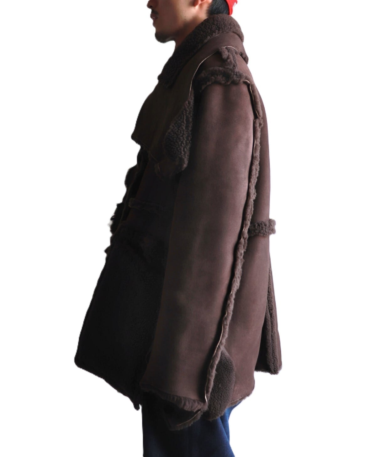 Midorikawa / MID25AW-JK03 REVERSIBLE MOUTON COAT (BROWN