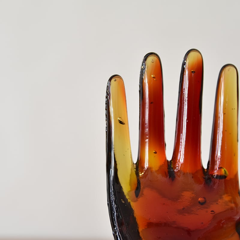 Glass Hand Object / ガラス ハンド オブジェ / 2009BNS-012 | BANSE