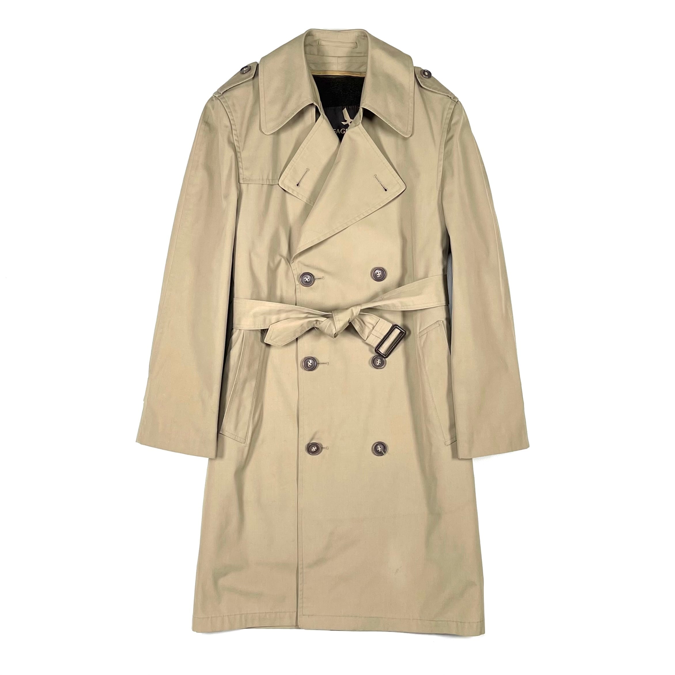 OVERCOAT ドルマンスリーブチェスターコート ノッチドラペル ブラック