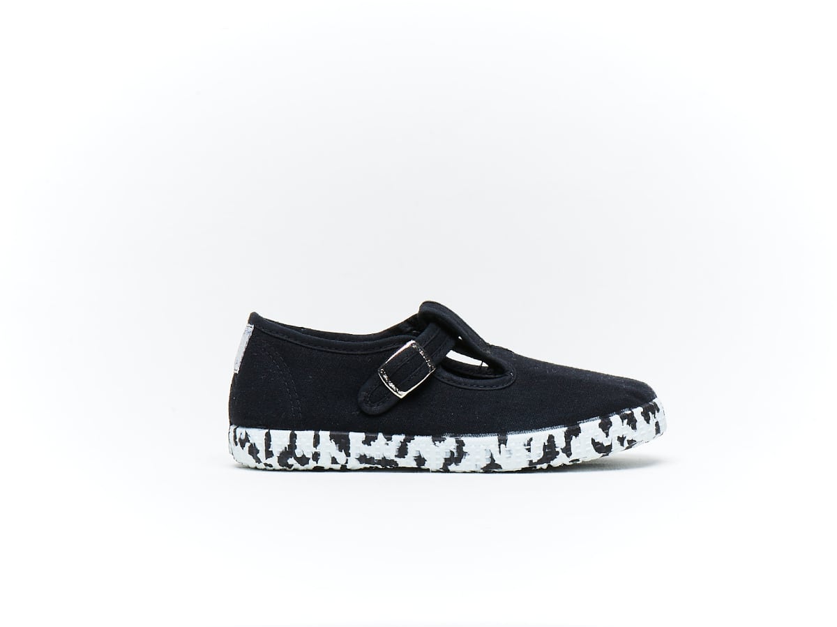La Cadena 〉 SANDALIA “Tストラップシューズ” BLACK x MIX SOLE 17