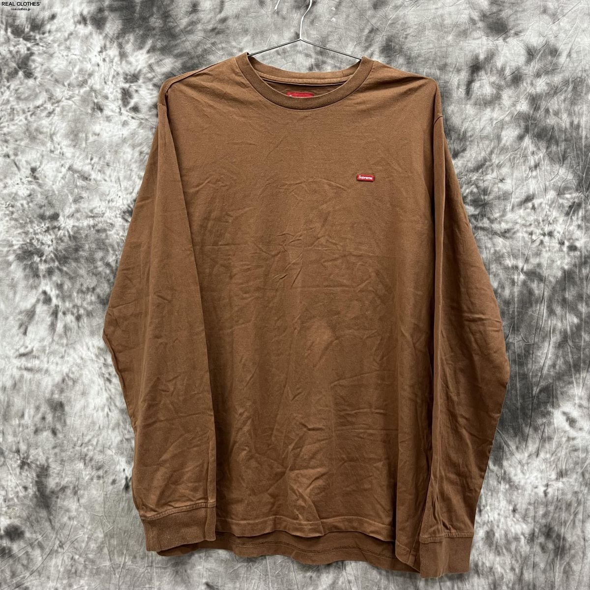 Supreme Box Logo Crewneck Brown L