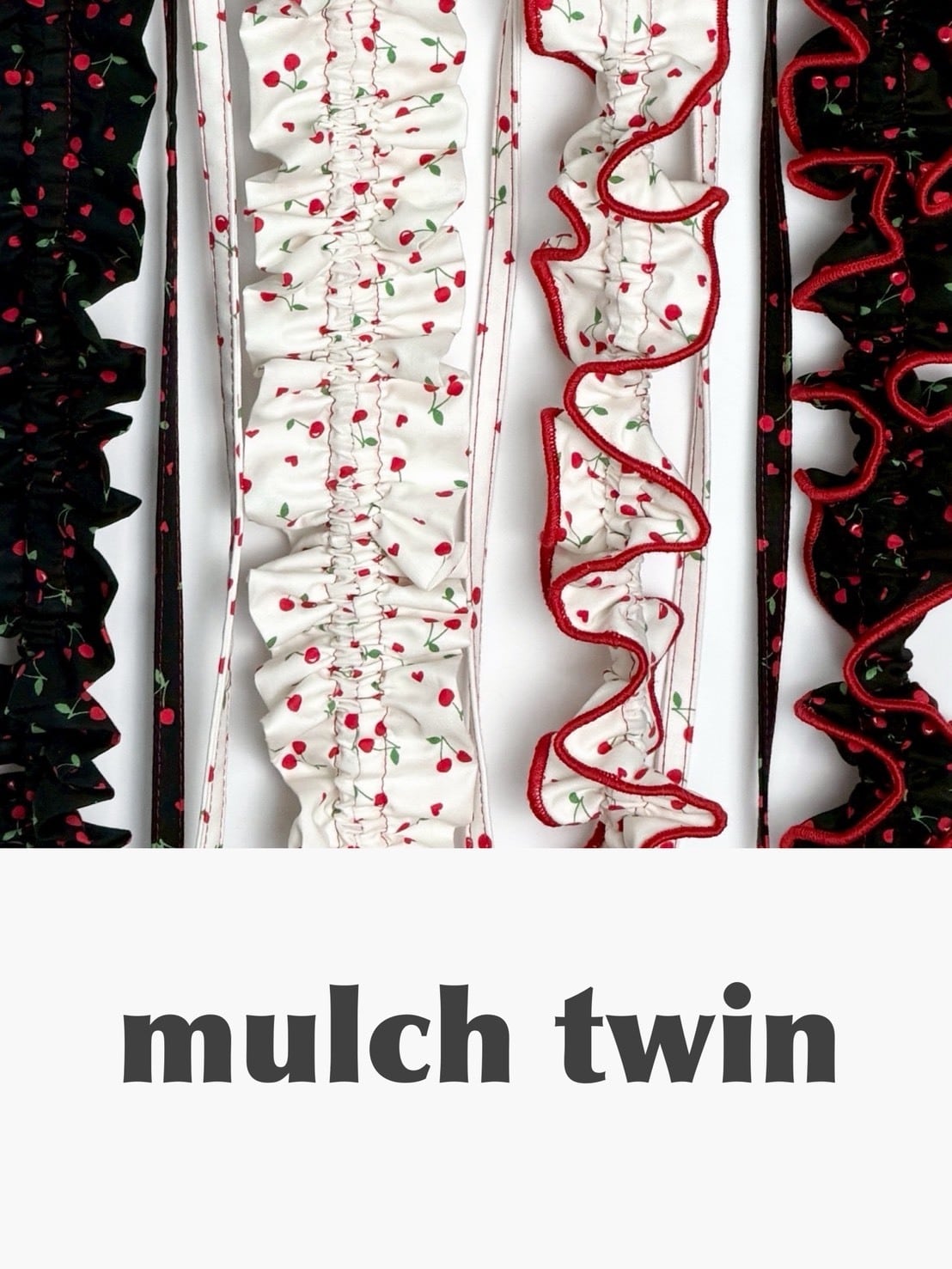 予約【littlesara】Cherry Heart Multi Twin (2Color)