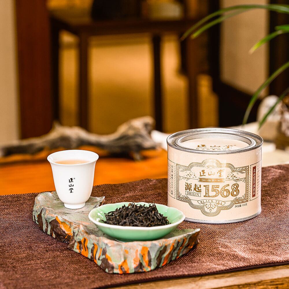 正山堂・源起1568 100g缶（無煙型正山小種） | 正山堂日本