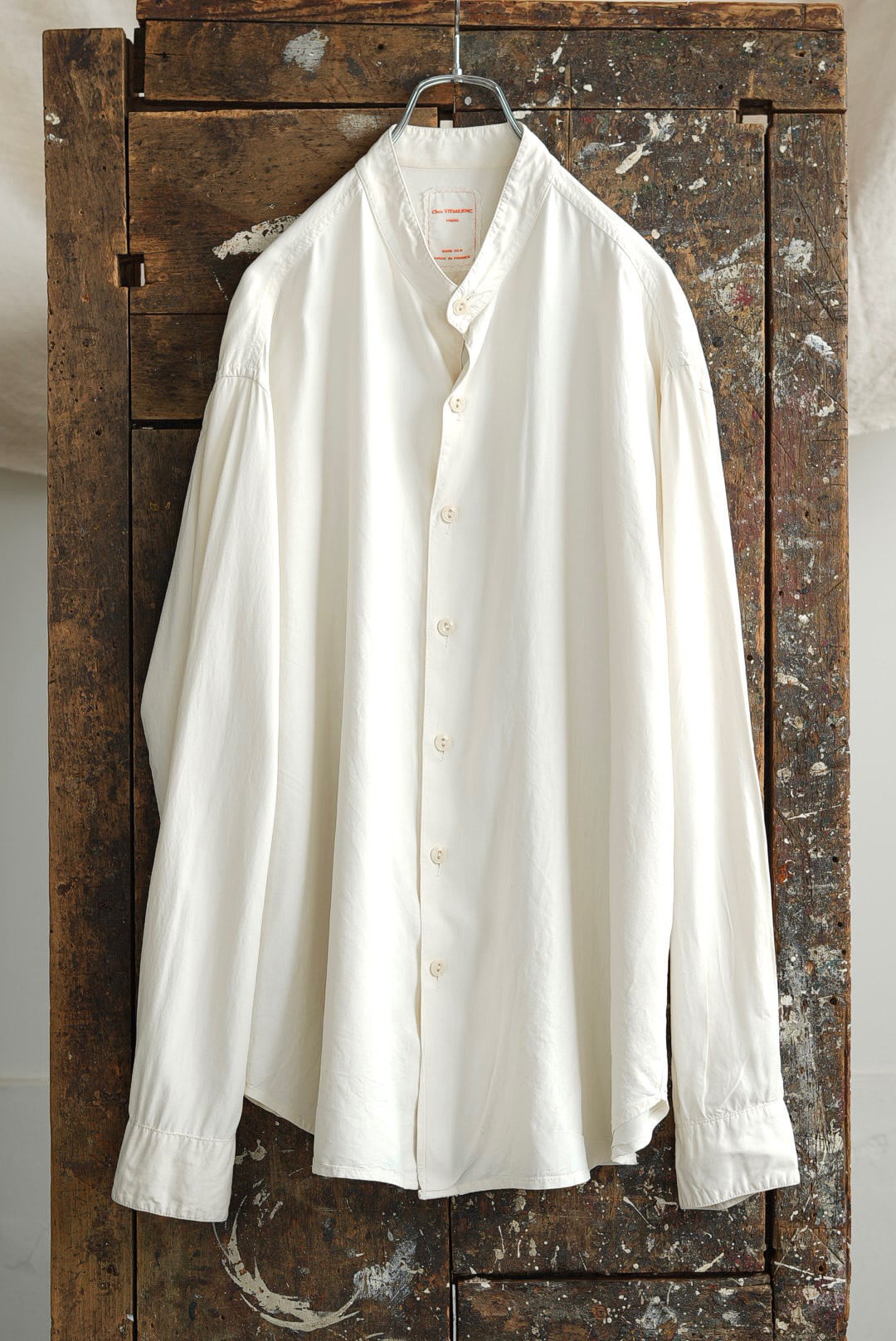 CHEZ VIDALENC - SILK SHIRT MILOU (NATURAL)