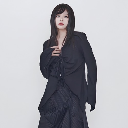 Lace up asymmetric shirt C1315