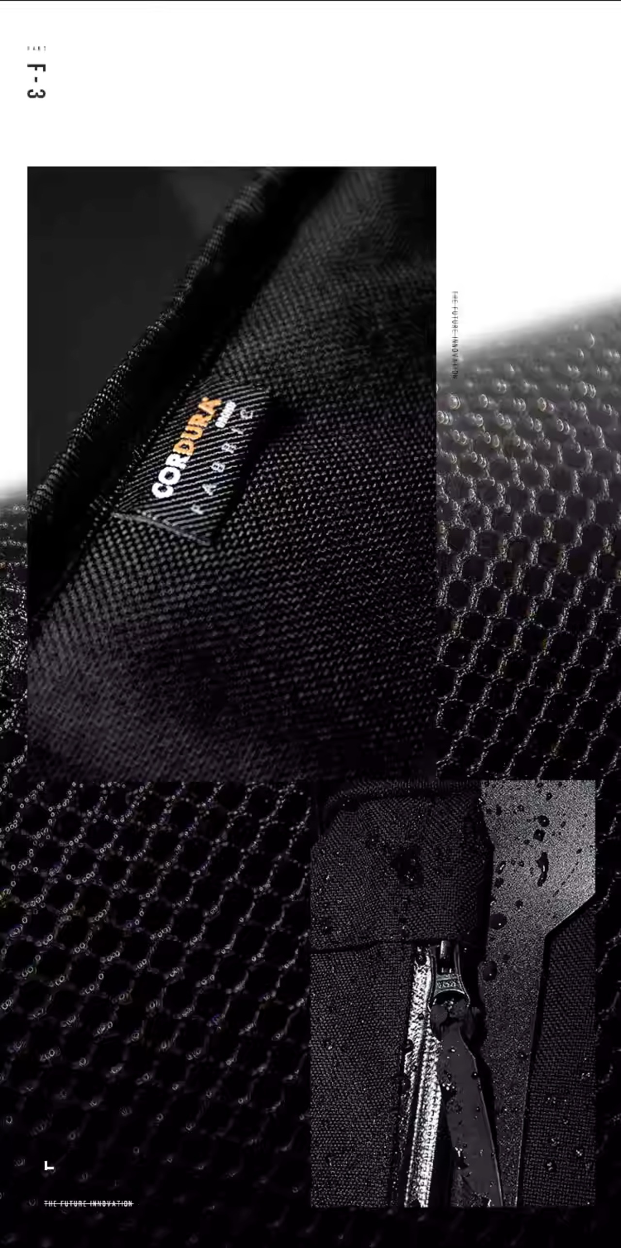 COMBACK "CYBER HYPER" レーザーカットパネルバックパック