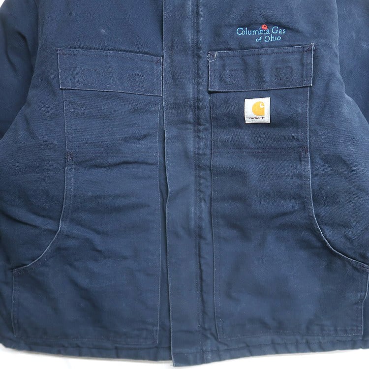 古着 カーハート Carhartt 企業ロゴ 刺繍 ダック トラディショナル