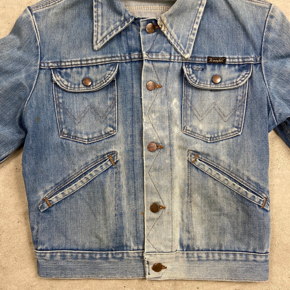 80年代 USA製 黒三角タグ Wrangler ラングラー 126MJ デニムジャケット