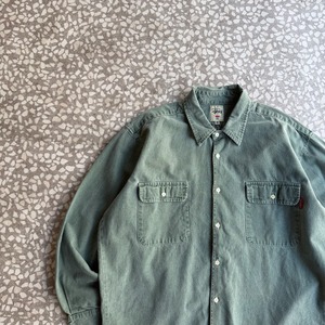 STUSSY / 90’s denim color shirt size M