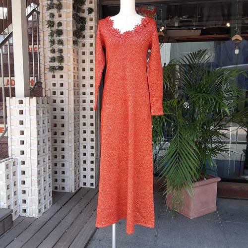 Lame knit dress / ラメ ニット ドレス