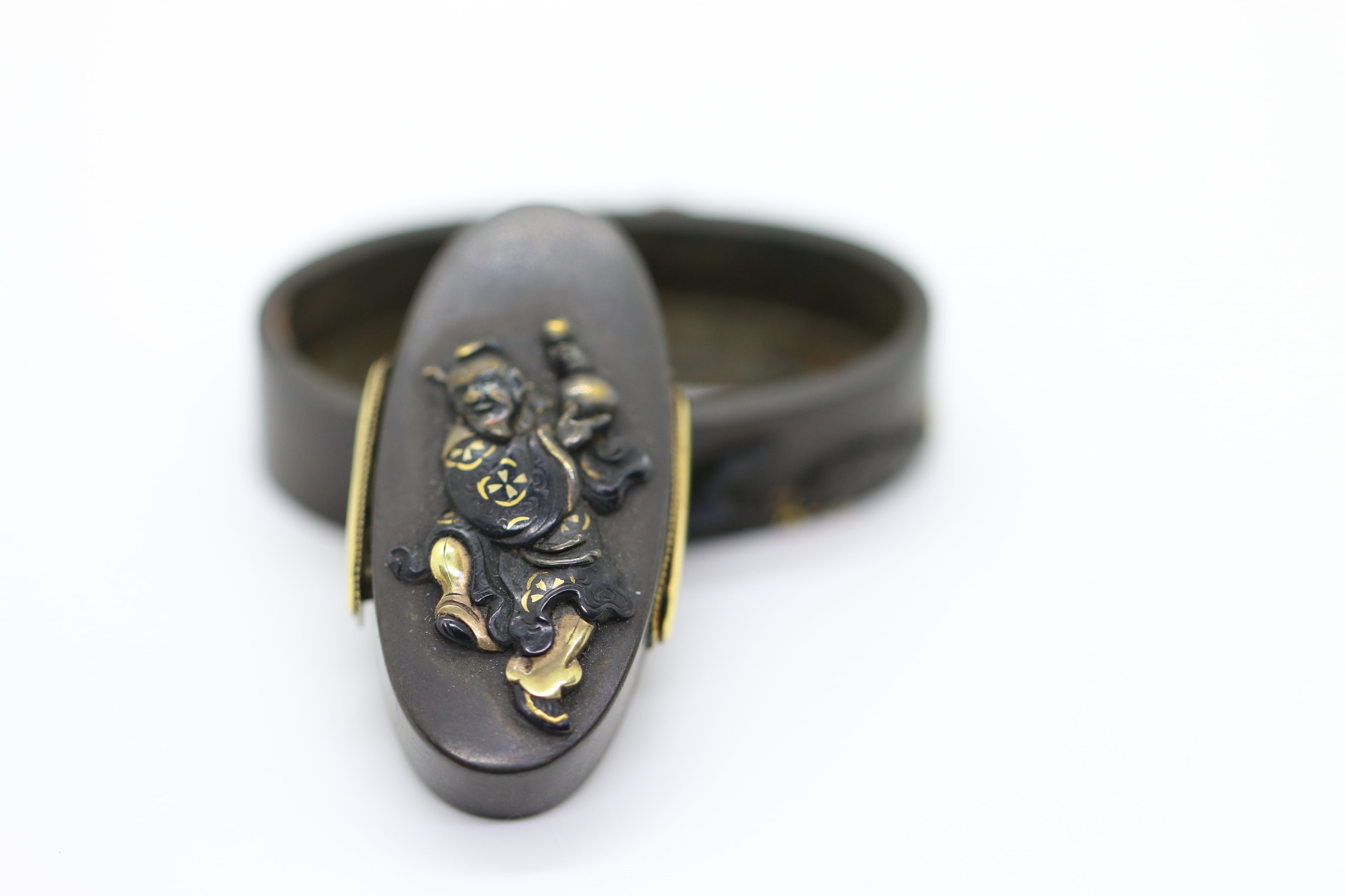 縁頭 張果老図 大江長矩 | あやかし堂