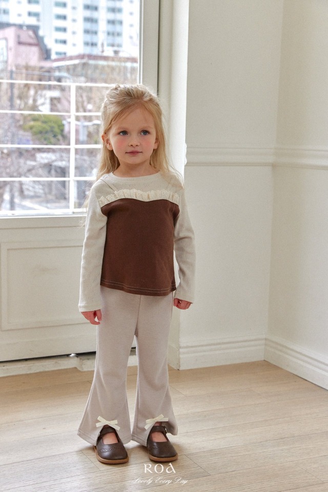 【1/27〆予約】<Roa>  Ribbon flare pants