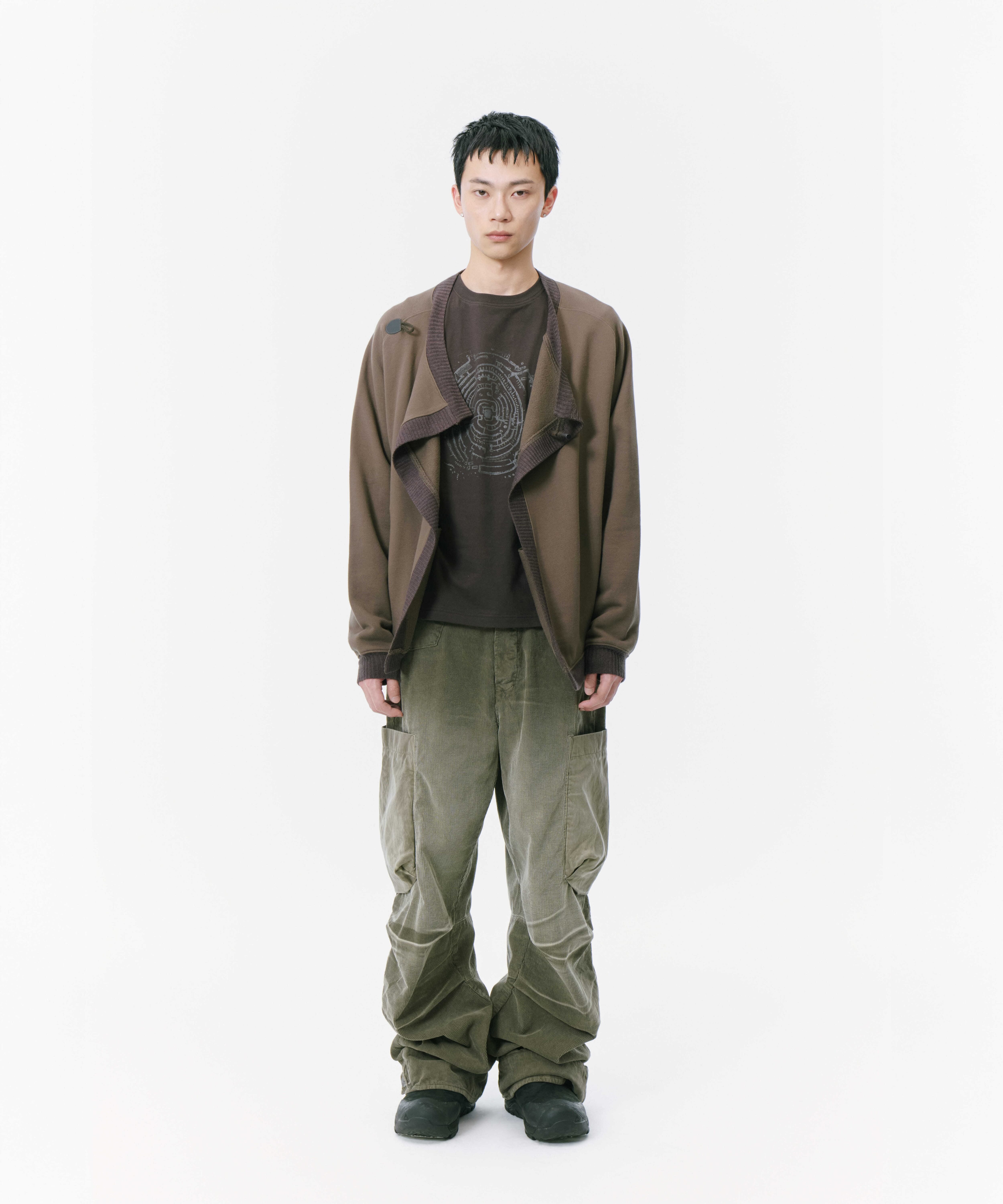 sansangear WRAPPED JACKET サイズ4 SAN SAN GEAR] WRAPPED JACKET [BROWN] 正規品 韓国ブランド 韓国通販