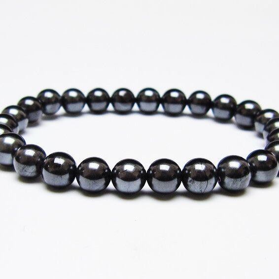 スギライト ブレスレット 7mm ブラックスギライト ブレスレット ブレス 一点物 メール便可 [M便 1/10] 111-47178