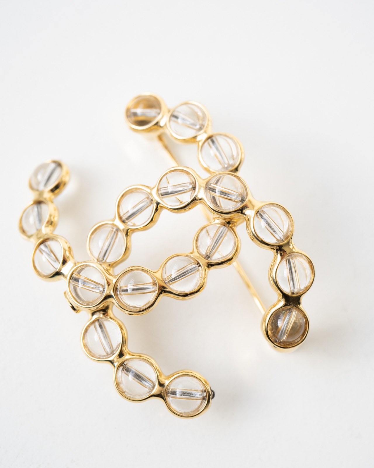 〈CHANEL〉Beads CC Mark Brooch 2024SS