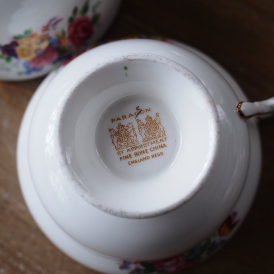 英国パラゴン ロッキンガム グリーン 優雅なティーセット | Antique