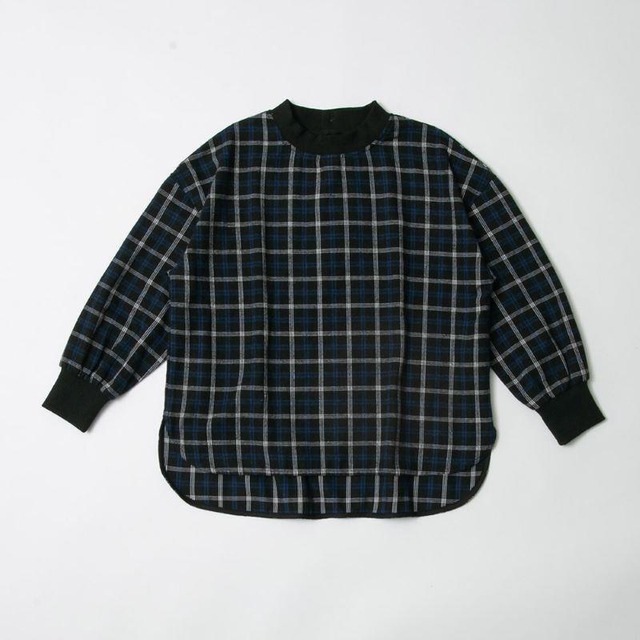 TUTIE.（ツチエ）コットンチェック起毛リブプルオーバー【SALE20％OFF】